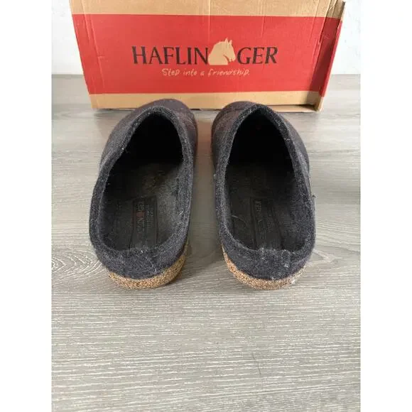 Haflinger GZ Spirit Navy Wool Women's Slippers Shoes- Size 39 US 8- EUC - Picture 6 of 8